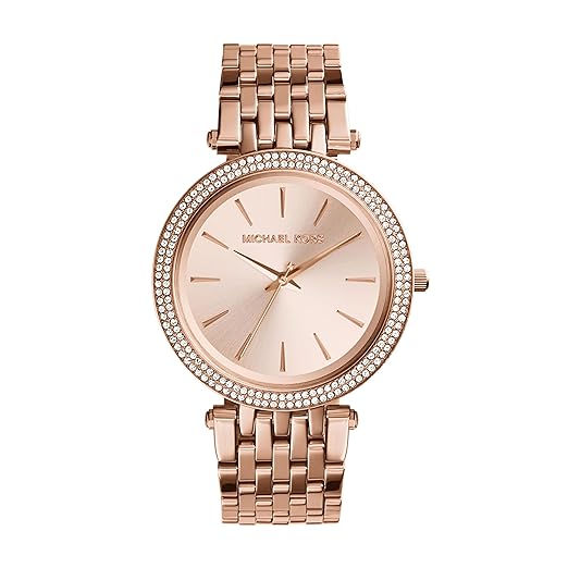 Michael Kors Women's Rose Gold Analog Stainless Steel Watch MK3192 - KRISHNA WATCH COMPANY