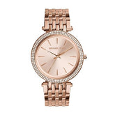 Michael Kors Women's Rose Gold Analog Stainless Steel Watch MK3192