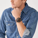 Fossil Machine Brown Watch FS5972