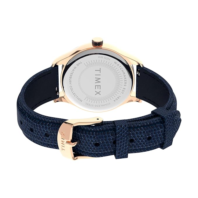 TIMEX Women Leather White Analog Dial Watch- Tw2U97600Uj - KRISHNA WATCH COMPANY