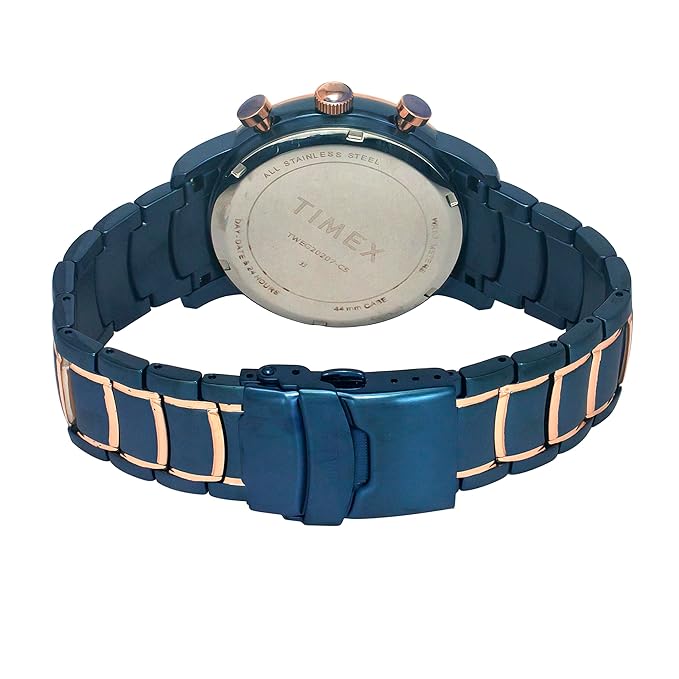Timex Men Blue Round Dial Analog Watch - TWEG20207 - KRISHNA WATCH COMPANY
