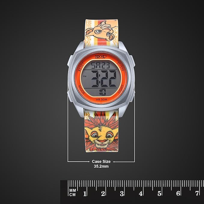 Zoop by Titan Disney Digital Dial Polyurethane Strap Watch for Kids 16025PP14 - KRISHNA WATCH COMPANY