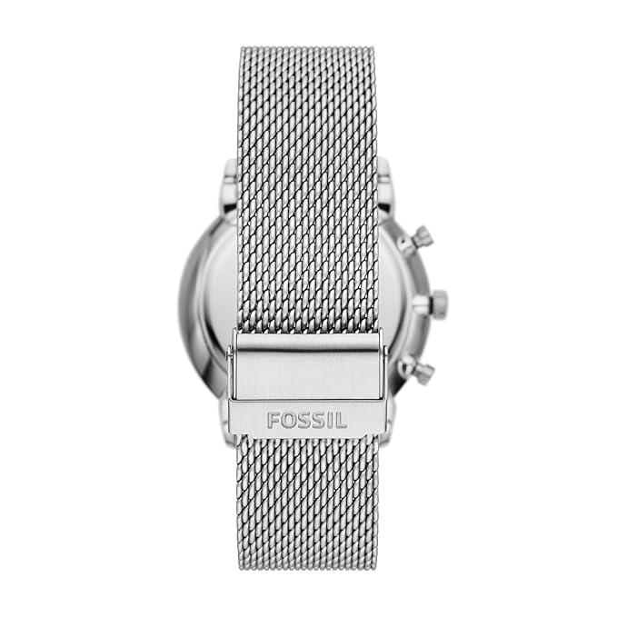Fossil Neutra Chronograph Stainless Steel Mesh Watch and Bracelet Box Set FS6020SET - KRISHNA WATCH COMPANY