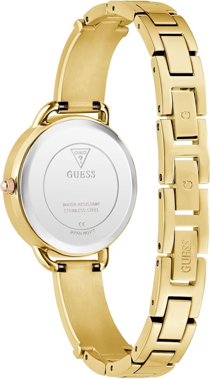GUESS TRI BELLINI Ladies Gold Tone Analog Watch GW0914L2 - KRISHNA WATCH COMPANY