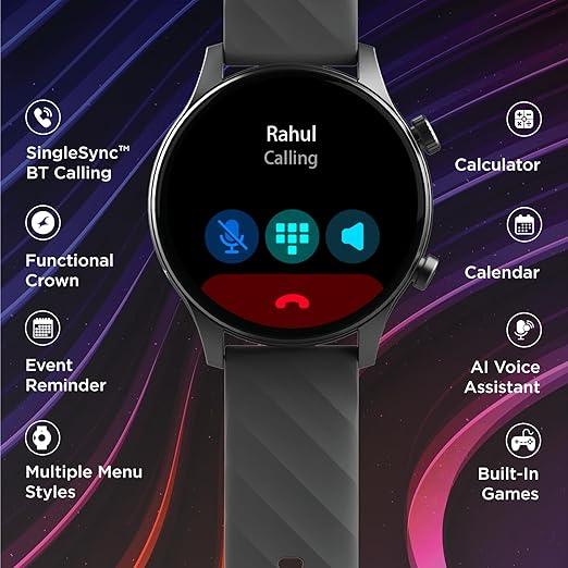 Fastrack Vivid Pro Smart dial Silicone Strap Watch for Unisex 38110pp01 - KRISHNA WATCH COMPANY