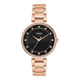 Timex Black Dial Women's Watch - TWEL18725