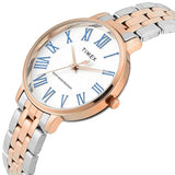 Timex White Dial with Roman Numbers Women's Watch - TWEL19109