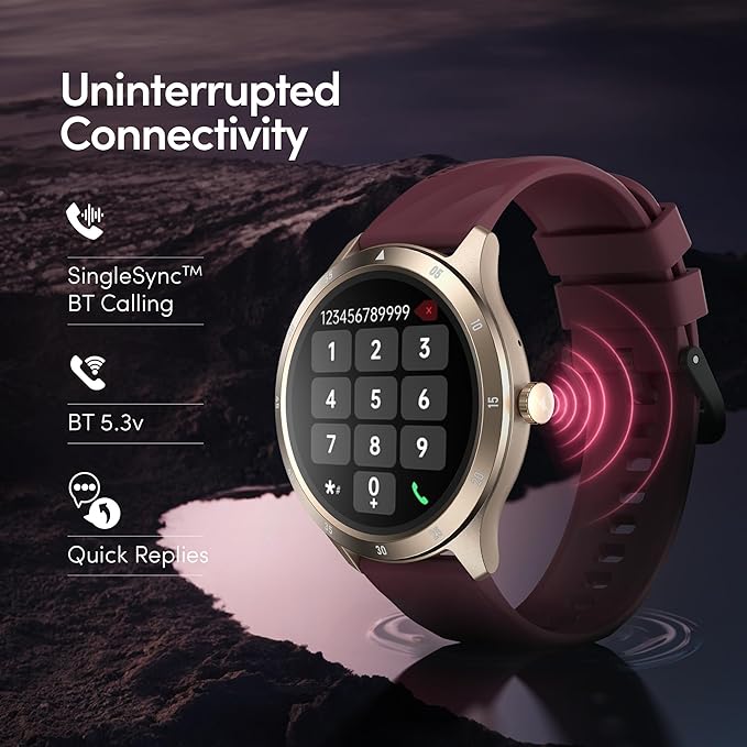 Fastrack Jupitor R2 Smart Watch - 38155PP03K - KRISHNA WATCH COMPANY