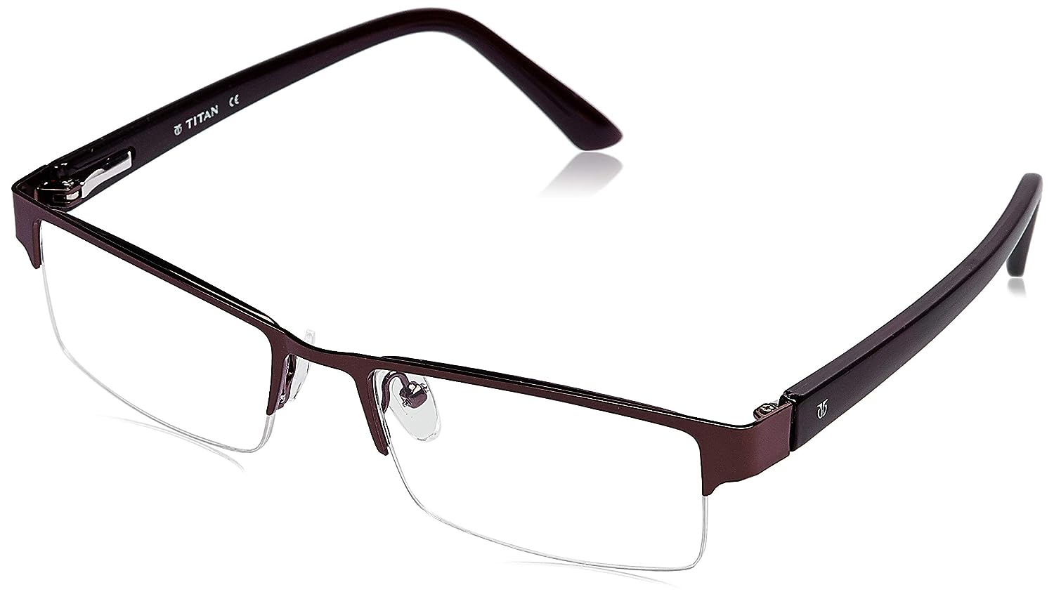 Titan Men-Women Rectangular Eyeglass Frame TW1130MHM2 - KRISHNA WATCH COMPANY