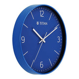 Titan Essence Classic Analog Wall Clock - Blue - W0094PA03 - KRISHNA WATCH COMPANY