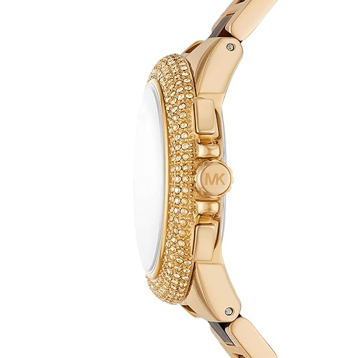 Michael Kors Oversized Camille Gold & Brown Dial 43mm MK7269 - KRISHNA WATCH COMPANY