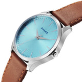 Sonata Ease with Light Blue Dial Watch for Men - 77163SL05W
