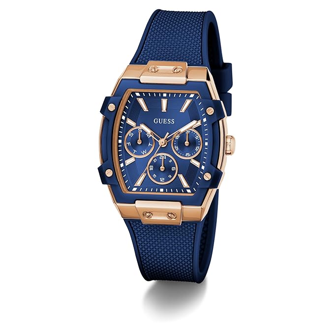 GUESS Blue Rectangle Dial Analog Women's Watch - GW0945L4 - KRISHNA WATCH COMPANY