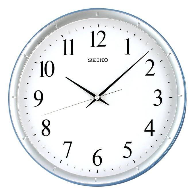 Seiko Wall Clock 31.1 cm x 31.1 cm x 4.4 cm, White, QXA378LN - KRISHNA WATCH COMPANY