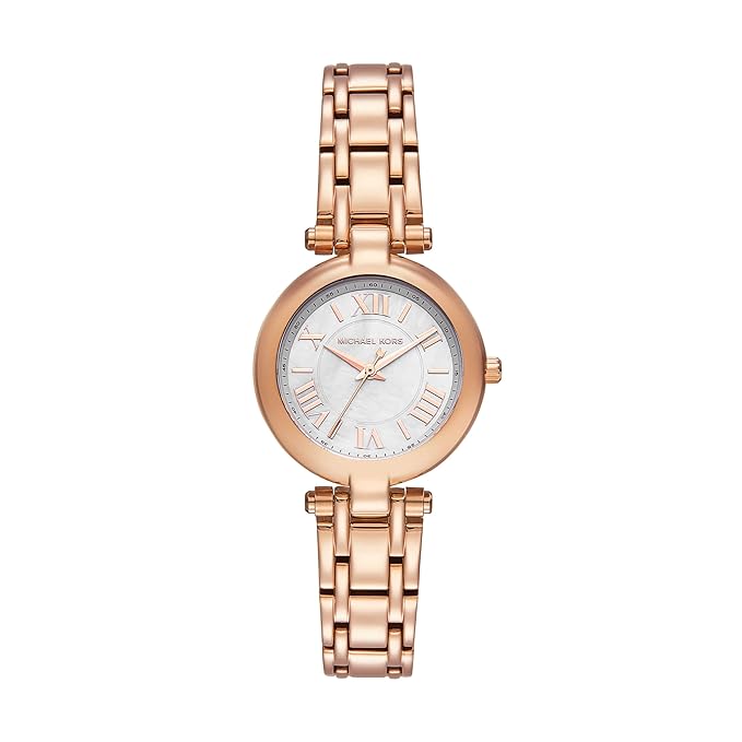 Michael Kors Laney Pink Quartz Stainless Steel Watch - MK4893 - KRISHNA WATCH COMPANY