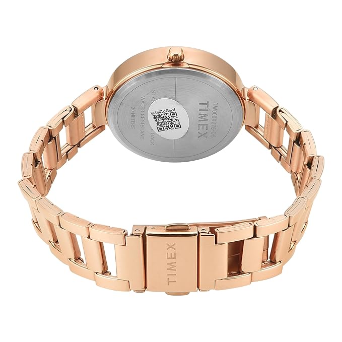 Timex Rose Gold Dial Women's Watch - TW000X276 - KRISHNA WATCH COMPANY
