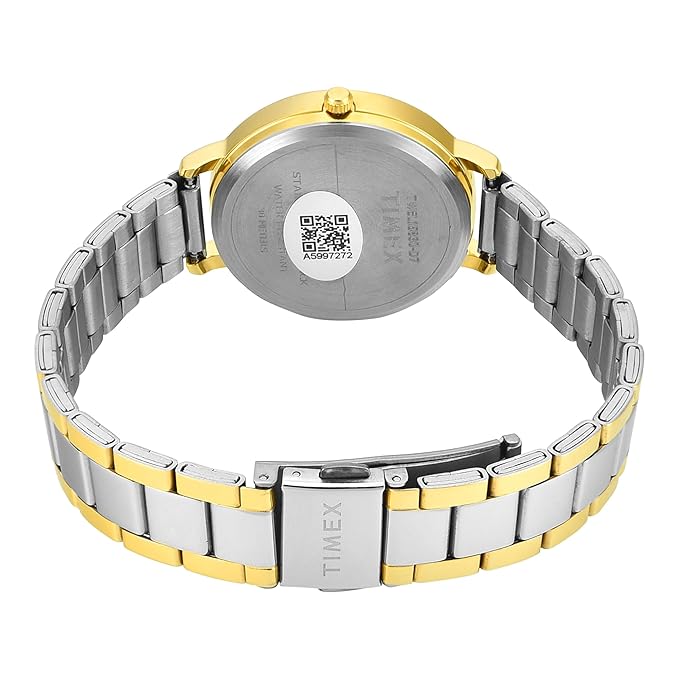 Timex Green Round Dial Analog Women Watch - TWEL15830 - KRISHNA WATCH COMPANY