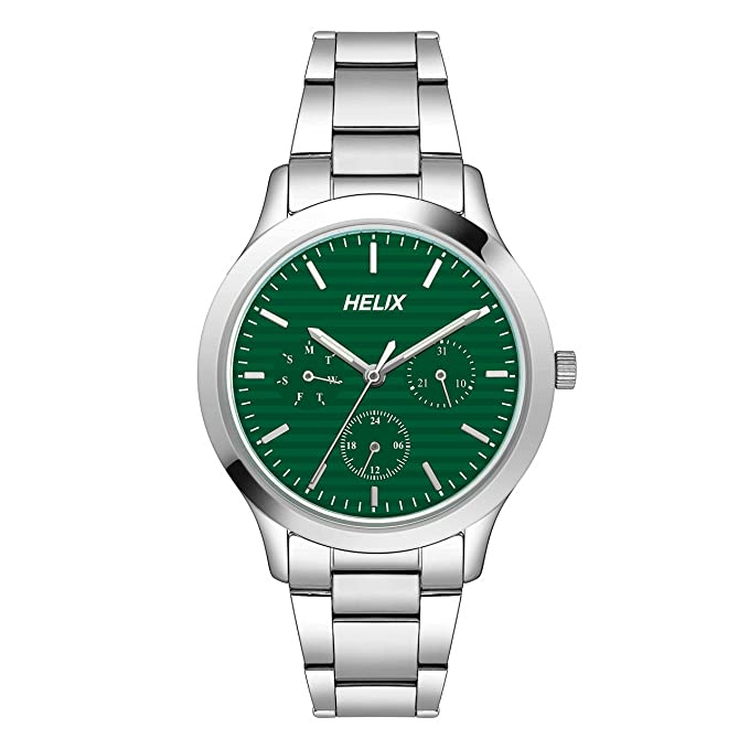 helix Analog Green Dial Women's Watch - TW053HL02 - KRISHNA WATCH COMPANY