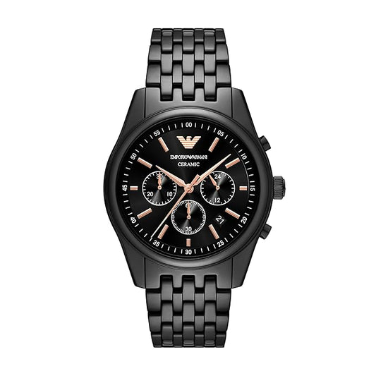Emporio Armani Analog Black Dial Men's Watch-AR70015