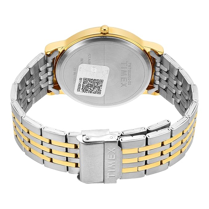 TIMEX Champagne Round Dial Analog Mens Watch - TWTG12002 - KRISHNA WATCH COMPANY