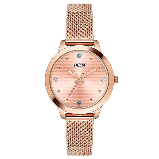 Helix Analog Pink Dial Women's Watch TW022HL23