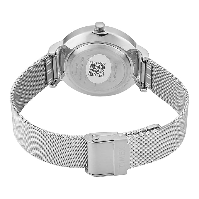 Timex Silver Dial Women's Watch - TWEL12920 - KRISHNA WATCH COMPANY
