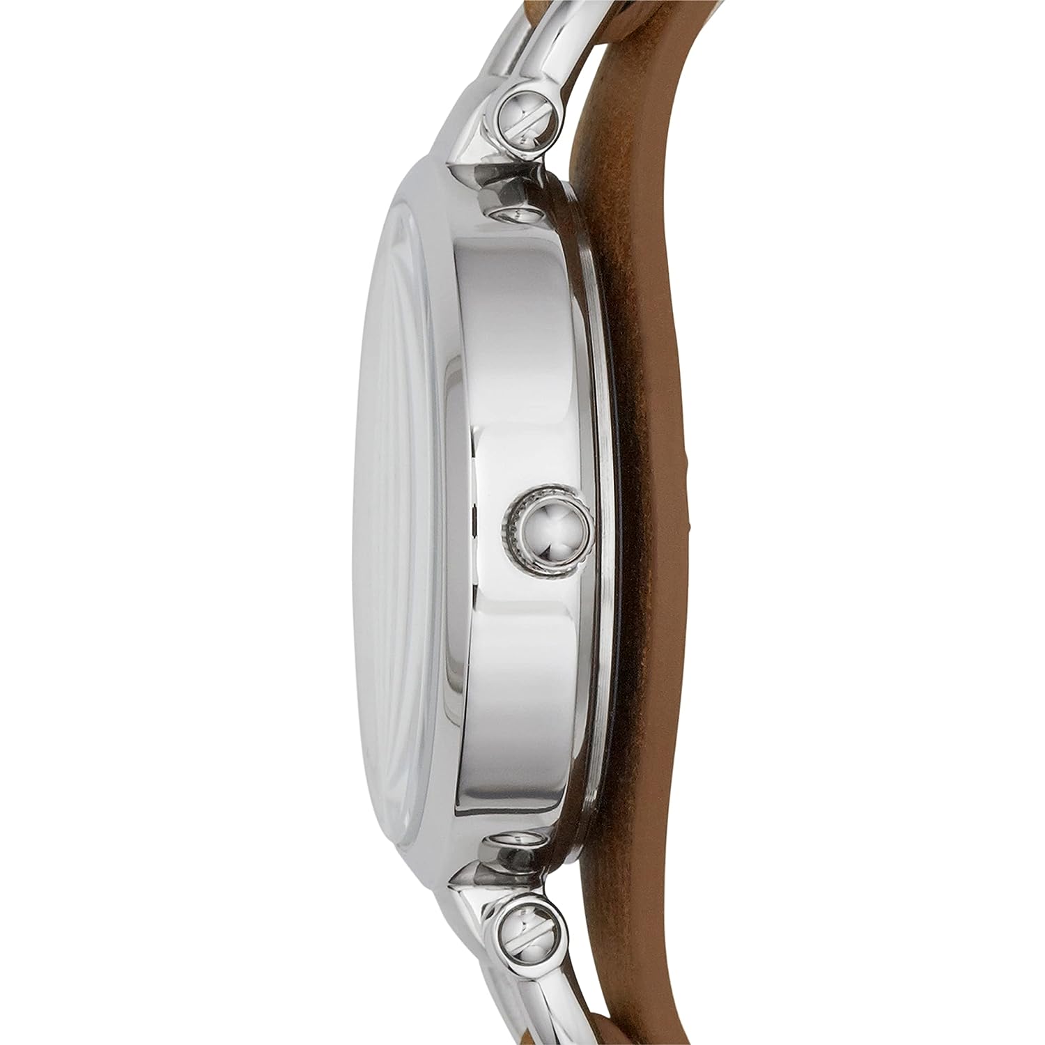 Georgia Brown Leather Watch ES3060 - KRISHNA WATCH COMPANY