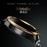 Noise Halo 2 MOD Smart Watch with Swappable Bezel Editions (Classic, Statement), 1.46" AMOLED, Smart Island, BT Calling, Metallic Build, Health Suite, Upto 7 Days Battery (Jet Black)