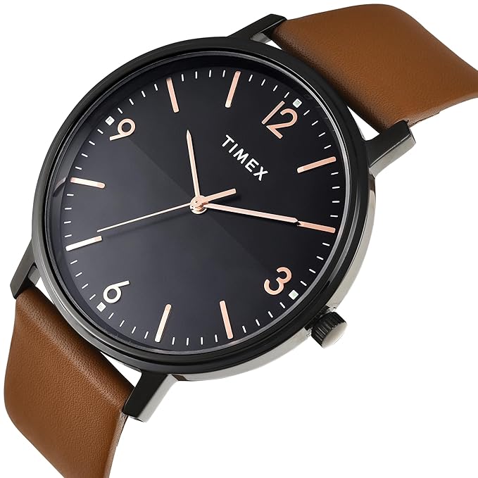Timex Nexus Black Dual finish Dial Analog Men's Watch - TW0TG8031 - KRISHNA WATCH COMPANY