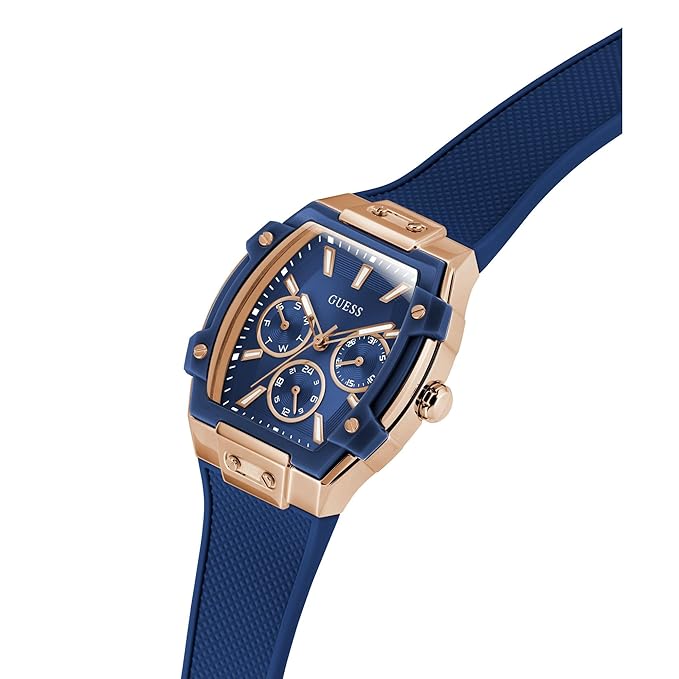 GUESS Blue Rectangle Dial Analog Women's Watch - GW0945L4 - KRISHNA WATCH COMPANY