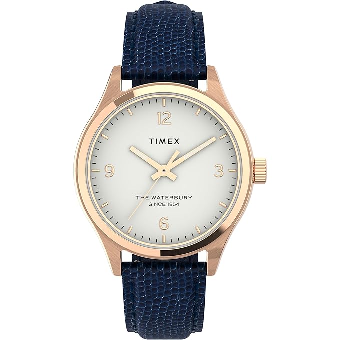 TIMEX Women Leather White Analog Dial Watch- Tw2U97600Uj - KRISHNA WATCH COMPANY