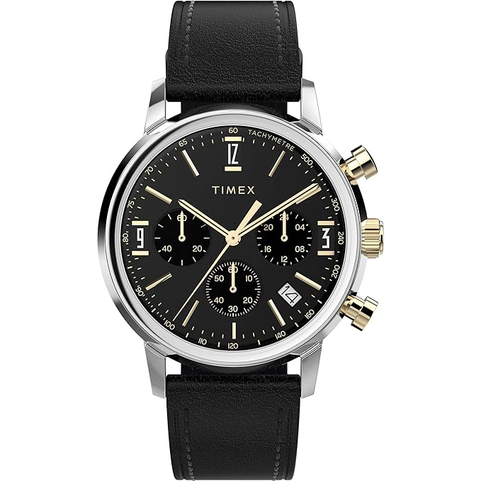 TIMEX Marlin Black Round Dial Analog Men Watch - TWEG26715 - KRISHNA WATCH COMPANY