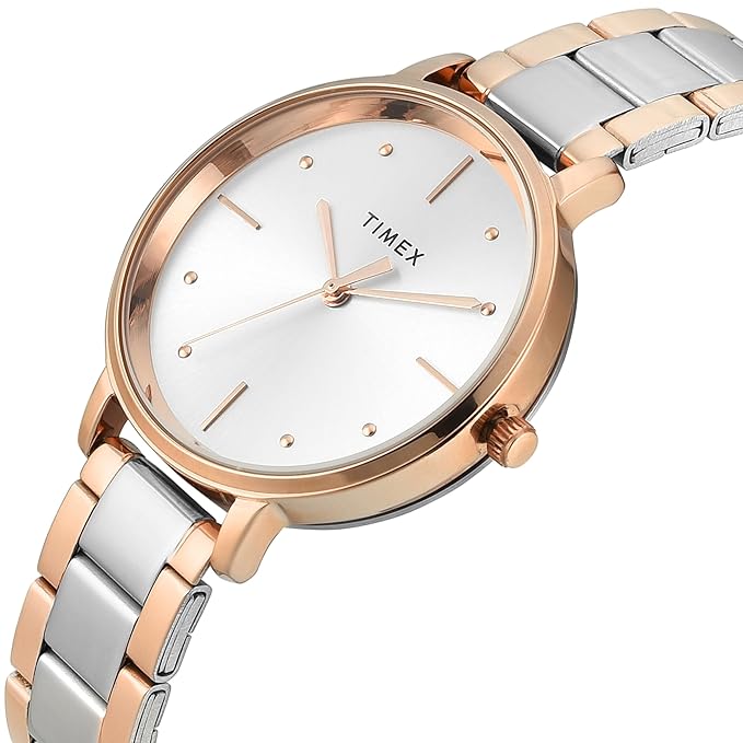 Timex Silver Dial Women's Watch - TWEL15825 - KRISHNA WATCH COMPANY