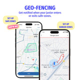 Noise Junior Explorer 2 Smart Watch for Kids with 4G SIM Compatible, 2-Way Video & Voice Calling, Geofencing, Real Time Location Monitoring via Google Maps, IP68, SOS Emergency Alerts (Lava Blast)