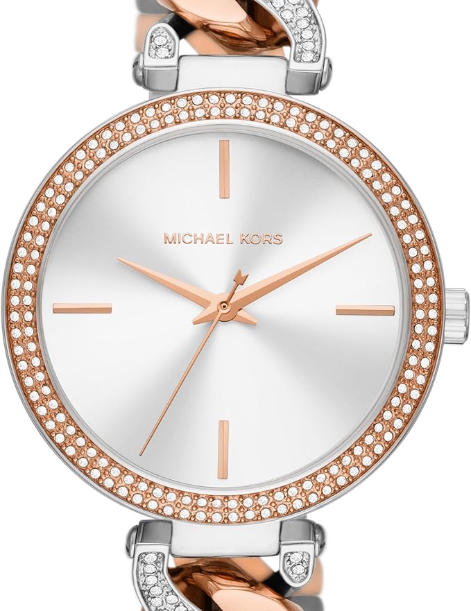 Michael Kors Women Outlet Catelyn Two Tone Watch MK4634 - KRISHNA WATCH COMPANY