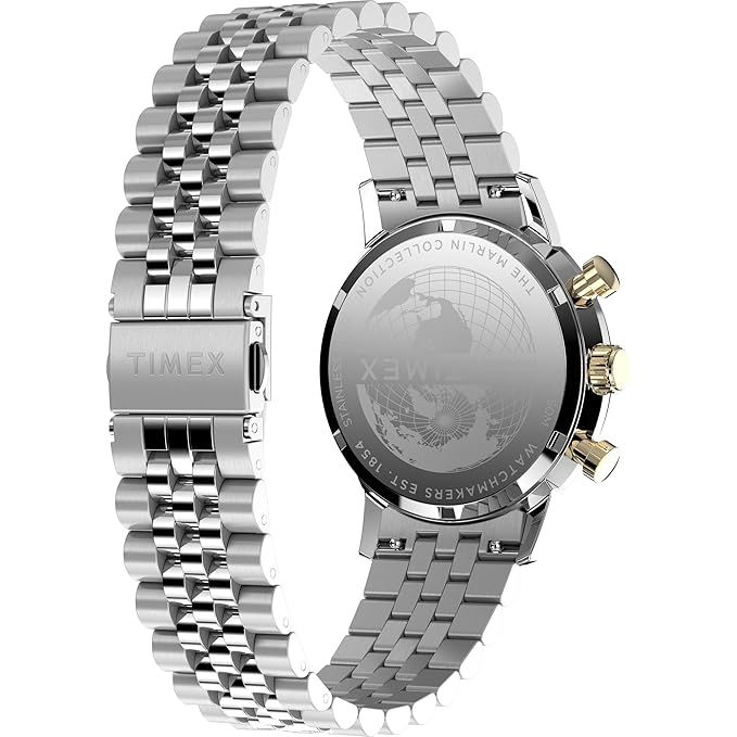 TIMEX Marlin Champagne Round Dial Analog Men Watch - TWEG26713 - KRISHNA WATCH COMPANY