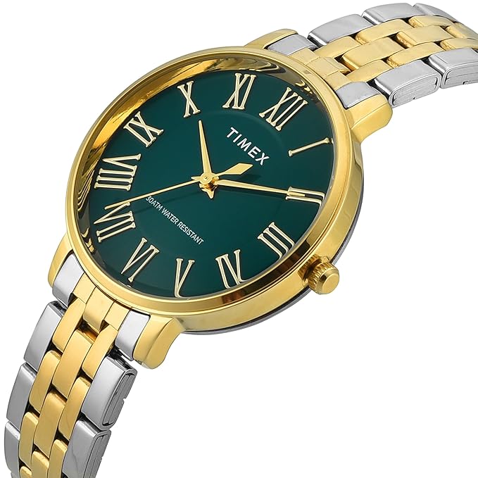 Timex Green Dial with Roman Numbers Women's Astrological Watch - TWEL19107 - KRISHNA WATCH COMPANY
