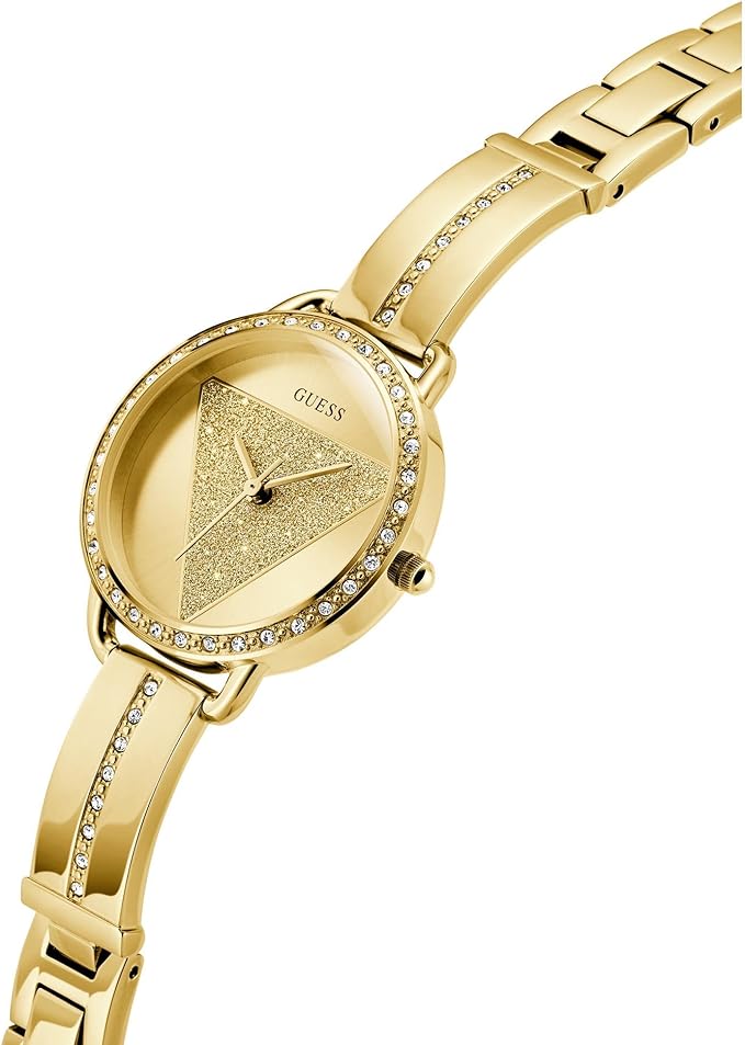 GUESS TRI BELLINI Ladies Gold Tone Analog Watch GW0914L2 - KRISHNA WATCH COMPANY