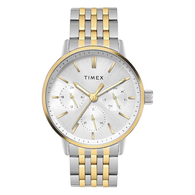Timex Men Silver Dial Analog Watch - TWEG25408 - KRISHNA WATCH COMPANY