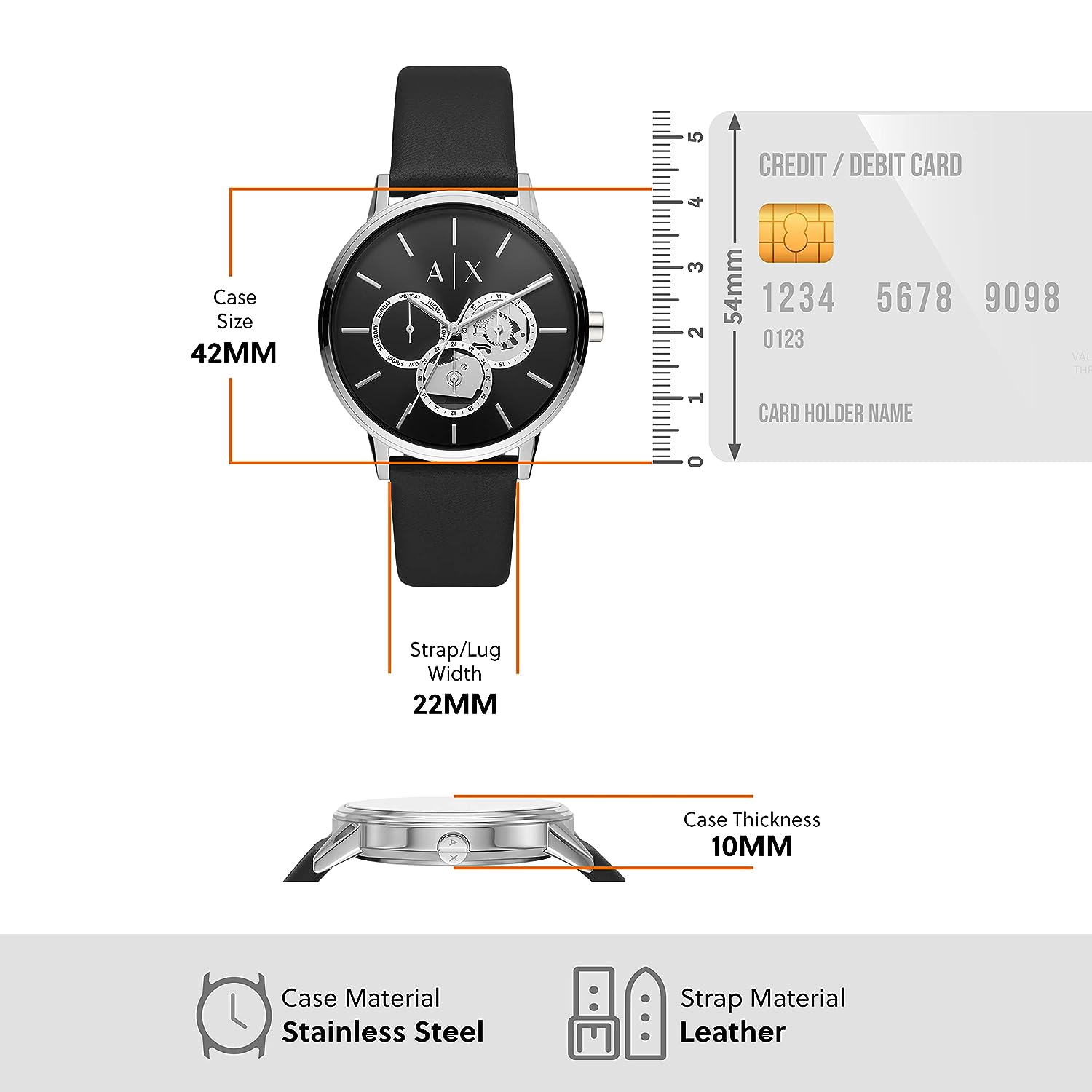 Armani Exchange Analog Black Dial Men's Watch-AX2745 - KRISHNA WATCH COMPANY