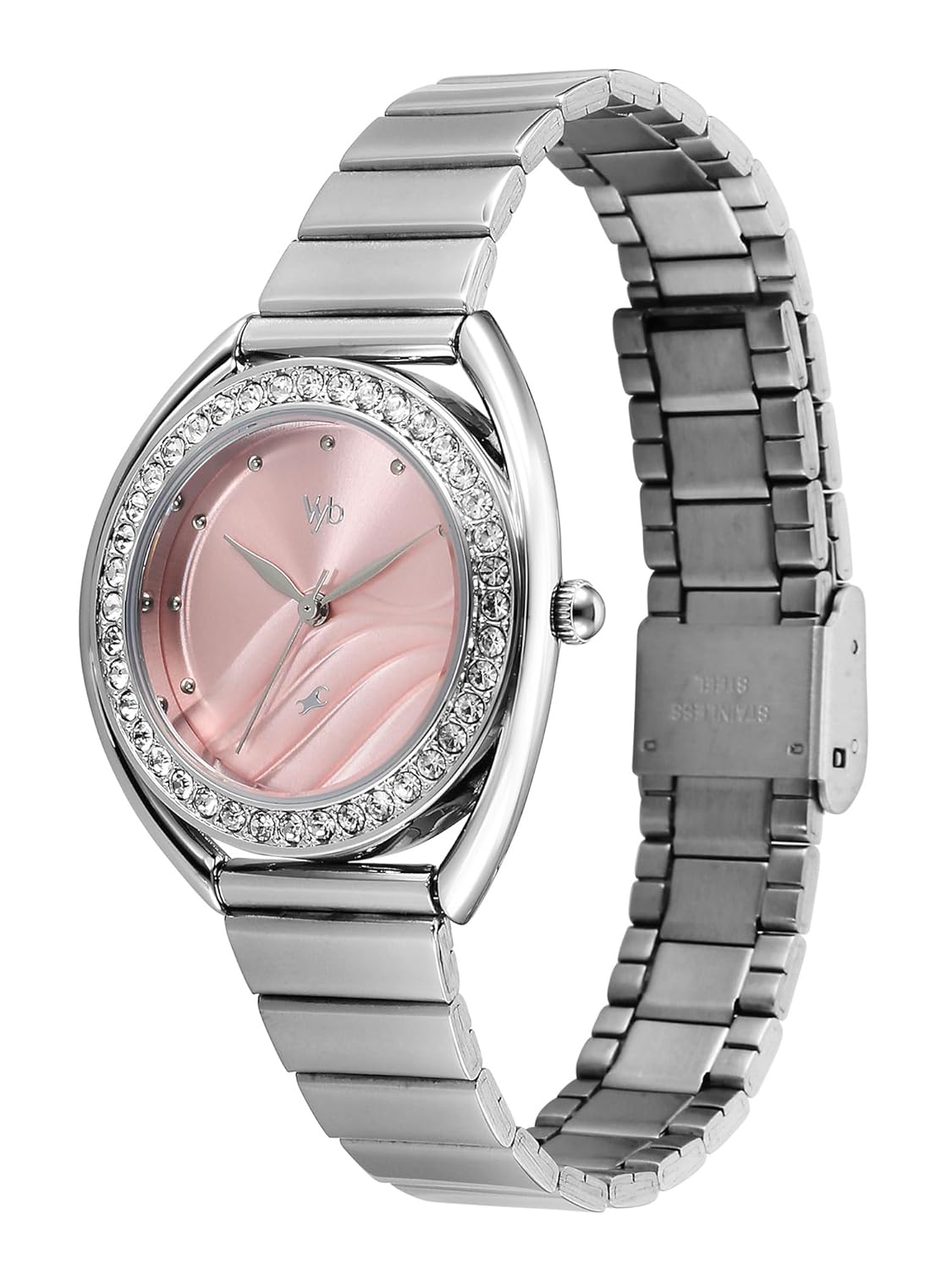 Vyb Eclipse By Fastrack Quartz Analog Watch For Girls fv60123sm01w - KRISHNA WATCH COMPANY