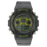 SF Digital Dial Grey Plastic Strap Watch for Men 77006pp02