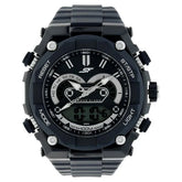 SF Quartz Digital Dial Plastic Strap Watch for Men 77030pp03