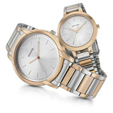 Sonata Quartz Analog Silver Dial Metal Strap Watch for Couple ns770318141km01p - KRISHNA WATCH COMPANY