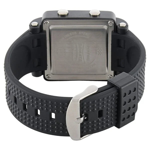 SF Digital Dial Black Plastic Strap Watch for Men 77043pp01 - KRISHNA WATCH COMPANY