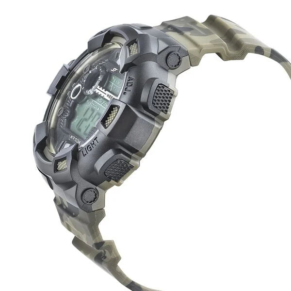 SF Digital Dial PU Strap Watch for Men 77053pp08 - KRISHNA WATCH COMPANY