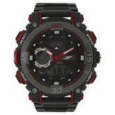 SF Xtreme Gears Quartz Digital Analog Digital Black Dial Black PU Strap Watch For Men 77070pp01