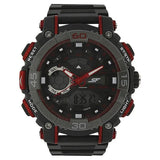 SF Xtreme Gears Quartz Digital Analog Digital Black Dial Black PU Strap Watch For Men 77070pp01