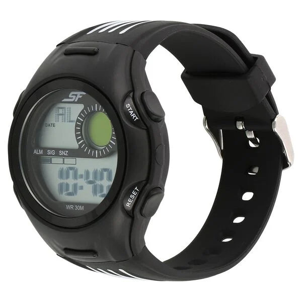 SF Super Fibre Digital Dial Plastic Strap Watch for Men ns77072pp04 / 77072pp04 - KRISHNA WATCH COMPANY