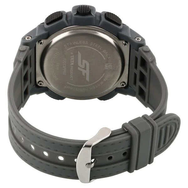 SF Digital Dial Plastic Strap Watch for Men 77073pp02 - KRISHNA WATCH COMPANY